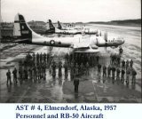 AST #4 Alaska, RB-50F aircraft & personnel